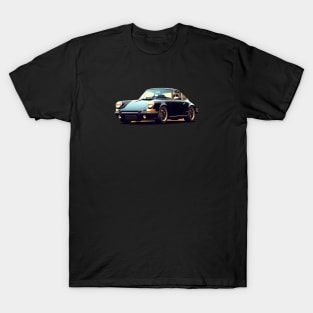 Porsche 911 turbo Black T-Shirt